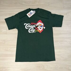 Vintage Kellogg's Tony the Tiger Graphic T Shirt Adult Size Medium 90s Christmas